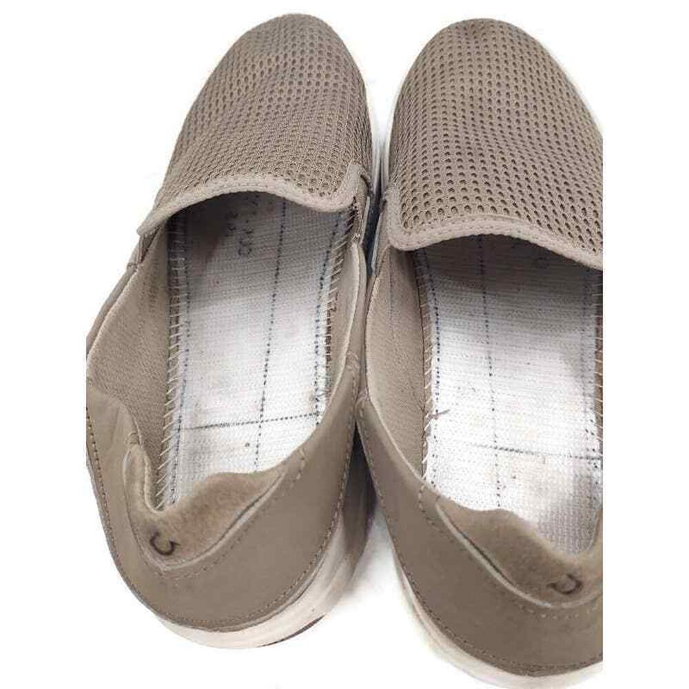 Olukai tan LAE'AHI slip on shoes in men's size 9.5 No Insoles - Picture 4 of 6